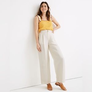 Everlane Cream Paperbag Pants